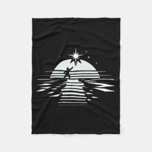 Brücke in die Sterne Symbol für Hoffnung & kosmisc Fleecedecke