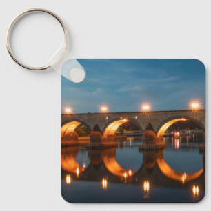 Brücke in Koblenz Deutschland Schlüsselanhänger
