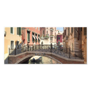 Brücke in Venedig Italien Fotodruck