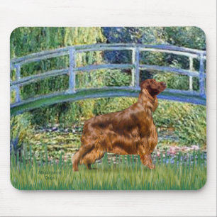 Brücke - Irischer Setter 3 Mousepad