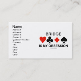Brücke ist meine Obsession Visitenkarte