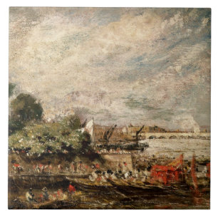 Brücke John Constables   Waterloo von oben Fliese