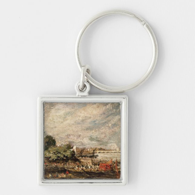 Brücke John Constables | Waterloo von oben Schlüsselanhänger (Vorne)