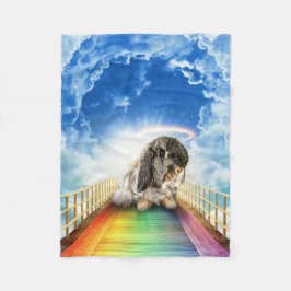 Brücke mit vielen Farben Fleecedecke