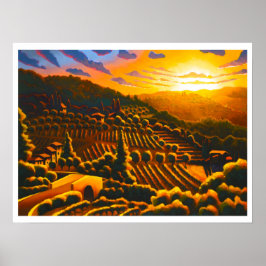 Brücke nach Fontisterni Poster