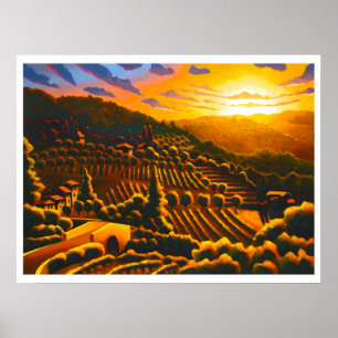 Brücke nach Fontisterni Poster