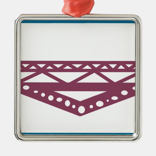 Brücke Ornament Aus Metall (Vorne)
