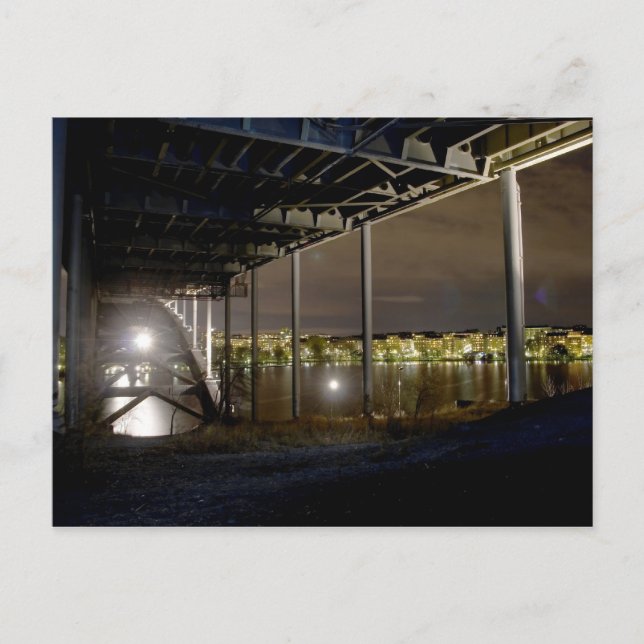 Brücke Postkarte (Vorderseite)