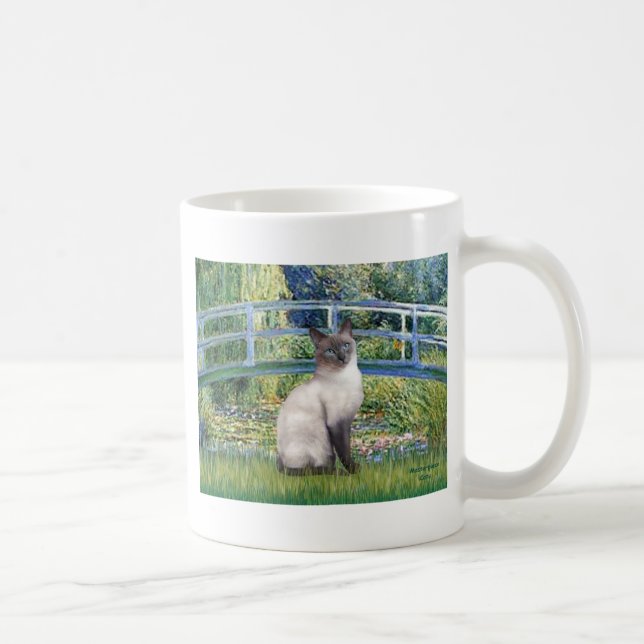Brücke - Siam 24 (blauer Punkt) Kaffeetasse (Rechts)