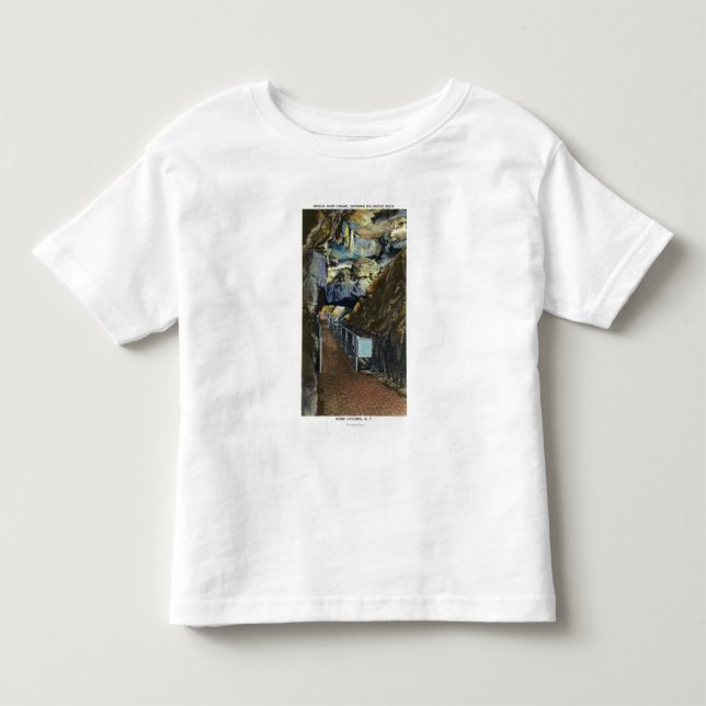 Brücke über dem Abgrund, der ausgeglichenen Felsen Kleinkind T-shirt (Vorderseite)