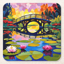 Brücke über dem Seerosenteich