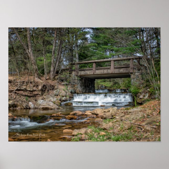 Brücke über den Hickory Run Poster (Vorne)
