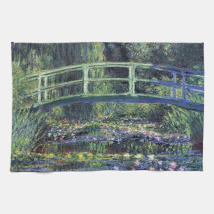 Brücke über den Seerosenteich von Claude Monet Geschirrtuch