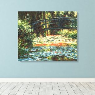 Brücke über den Seerosenteich von Claude Monet Leinwanddruck