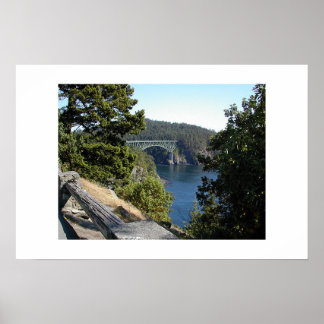 Brücke über den Täuschungspass Poster