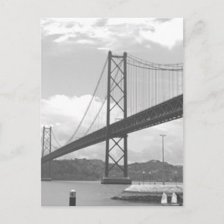 Brücke über den Tejo River Postkarte