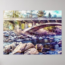 Brücke über den Truckee River bei Verdi