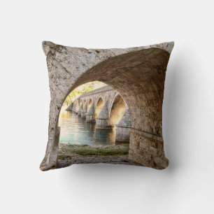 Brücke über Drina Kissen