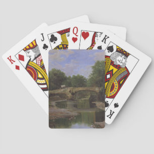 Brücke Über einem Fluss (von Santiago Rusiñol) Spielkarten