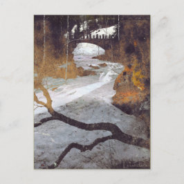 Brücke über einen Froststrahl von Alexandra Cook Postkarte