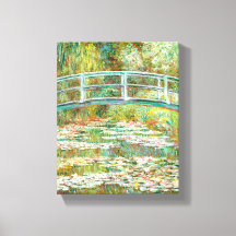 Brücke über einen Teich der Wasserlilien von Claud