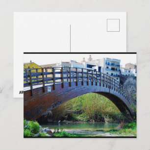 Brücke über Riba-roja de Túria Postkarte