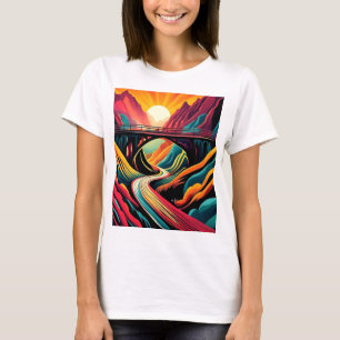 Brücke über Schlucht 1 T-Shirt