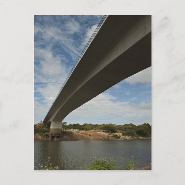 Brücke über Takutu zwischen Guyana und Brasilien Postkarte (Vorderseite)