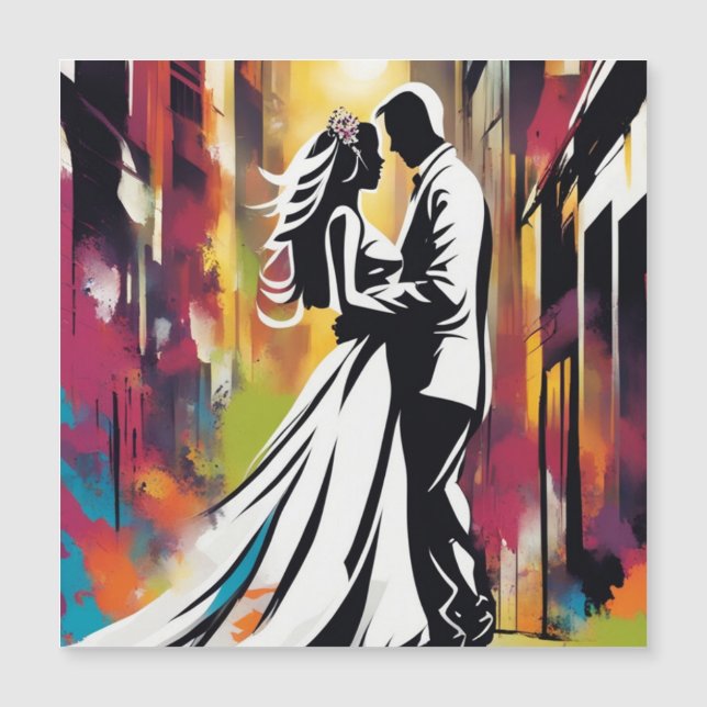 BRÜCKE UND GRUPPE MAGNETKARTE (Vorderseite)