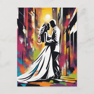 BRÜCKE UND GRUPPE POSTKARTE