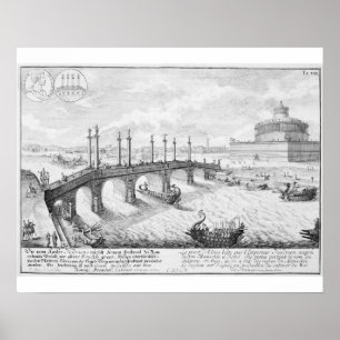 Brücke von Aelius und Hadrian's Mausoleum (Castel Poster