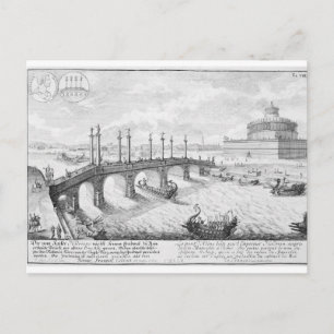 Brücke von Aelius und Hadrian's Mausoleum (Castel Postkarte