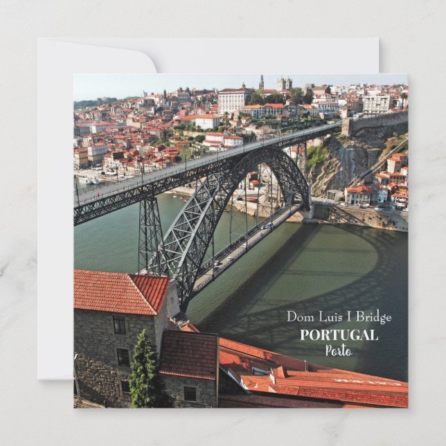 Brücke von Porto über den Douro-Fluss, Portugal (Vorderseite)