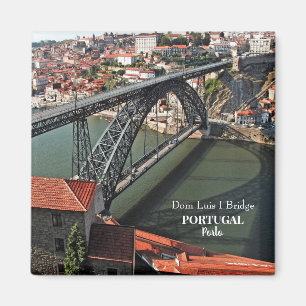 Brücke von Porto über den Douro-Fluss, Portugal Magnet