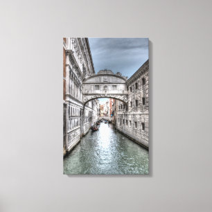 Brücke von Seufzern in Venedig Italien Leinwanddruck