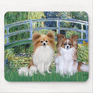 Brücke - Zwei Papillons Mousepad
