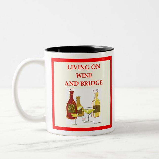 BRÜCKE ZWEIFARBIGE TASSE (Links)