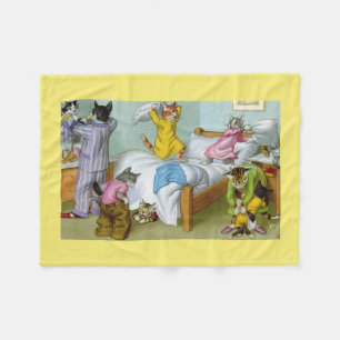 BRÜCKEN: Chaos am Bedtime - Fleece-Decke Fleecedecke