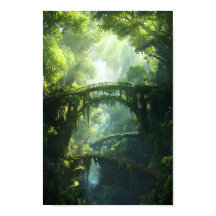 Brücken der smaragdgrünen Canopy - Lush Forest Fan