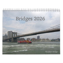 Brücken, ein 12-Monate Fotografie-Kalender 2026 Kalender