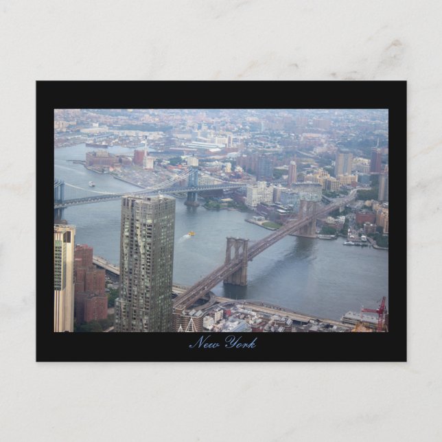 Brücken in New York Postkarte (Vorderseite)