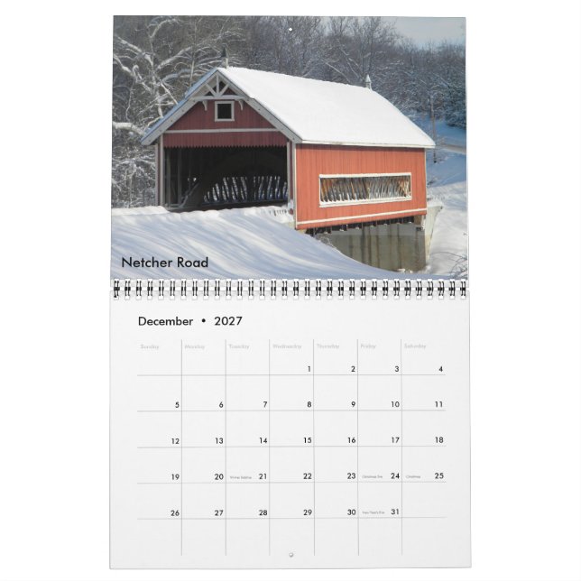 Brücken-Kalender Kalender (Dez 2027)