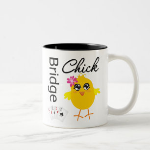 Brücken-Küken Zweifarbige Tasse