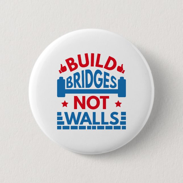 Brücken nicht Wände bauen Button (Vorderseite)