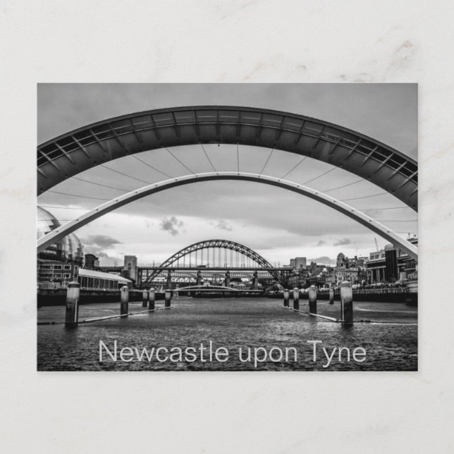 Brücken über den Fluss Tyne, Newcastle Postcard Postkarte (Vorderseite)