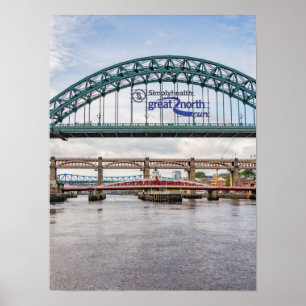 Brücken über den Fluss Tyne Print/Poster Poster