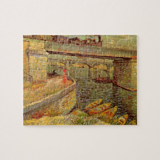 Brücken über Seine, Asniers von Vincent van Gogh (Horizontal)