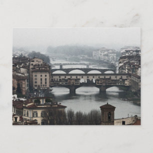 Brücken von Florenz, Italien Postkarte