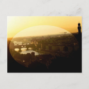 Brücken von Florenz Postkarte