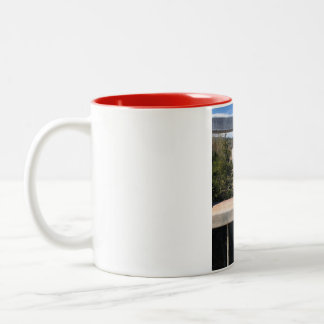 Brückenroute 138 zweifarbige tasse